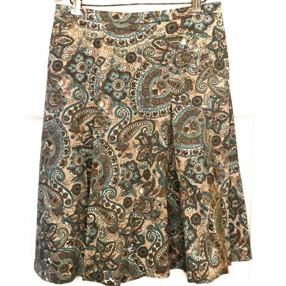 Zara Basic fit & flare boho skirt